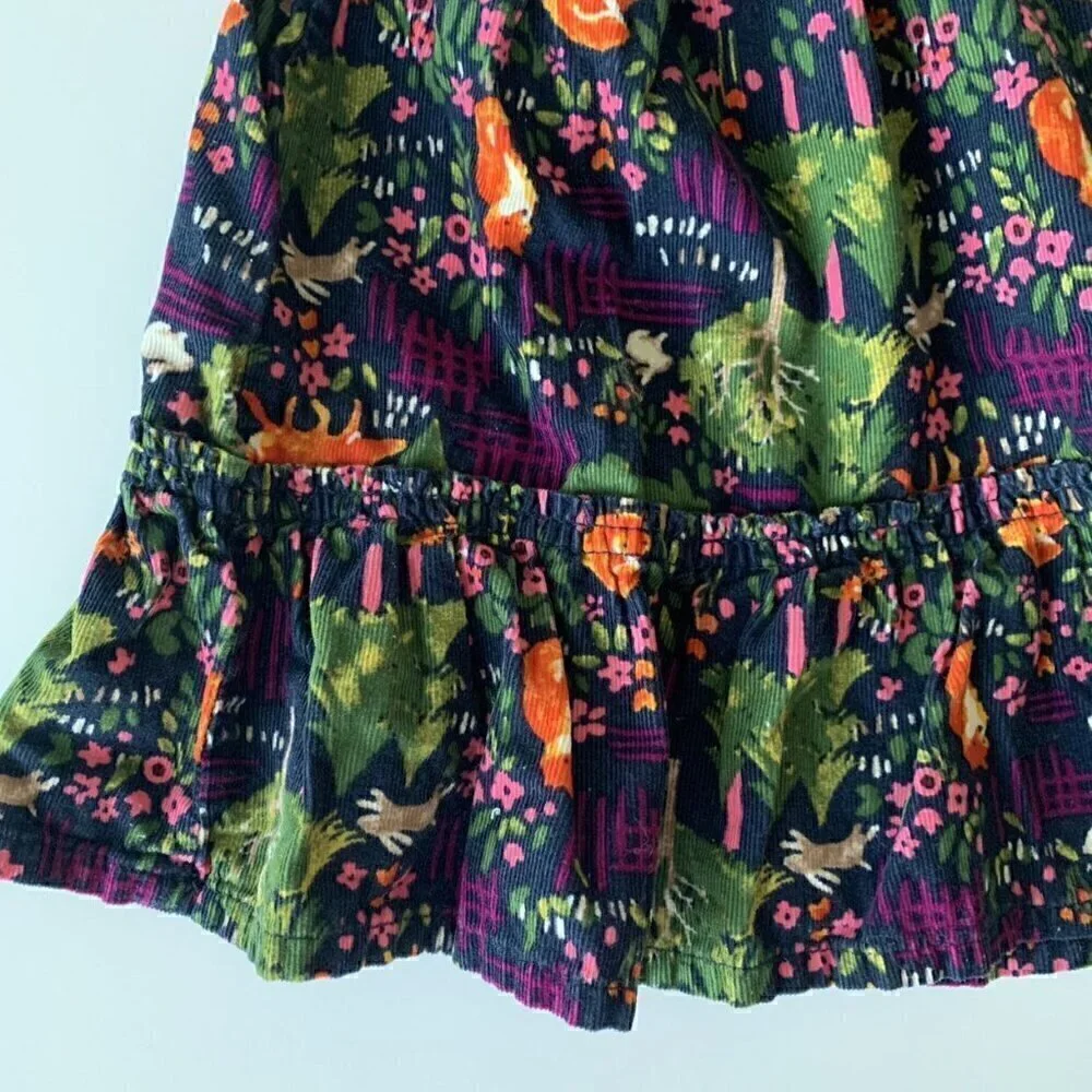 Lands End Cord Skirt 5-6 Years 5T